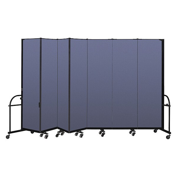 Heavy Duty Room Divider, 7 Panel, 7 ft. 4"