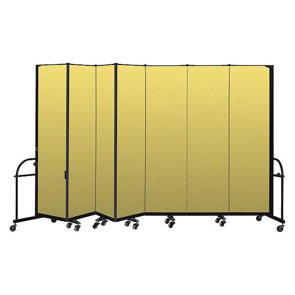 Heavy Duty Room Divider, 7 Panel, 7 ft. 4"