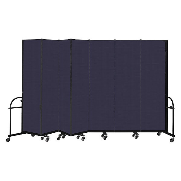 Heavy Duty Room Divider, 7 Panel, 7 ft. 4"
