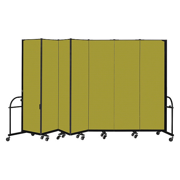 Heavy Duty Room Divider, 7 Panel, 7 ft. 4"