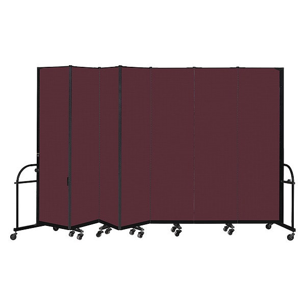 Heavy Duty Room Divider, 7 Panel, 7 ft. 4"