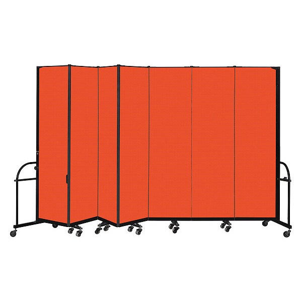 Heavy Duty Room Divider, 7 Panel, 7 ft. 4"