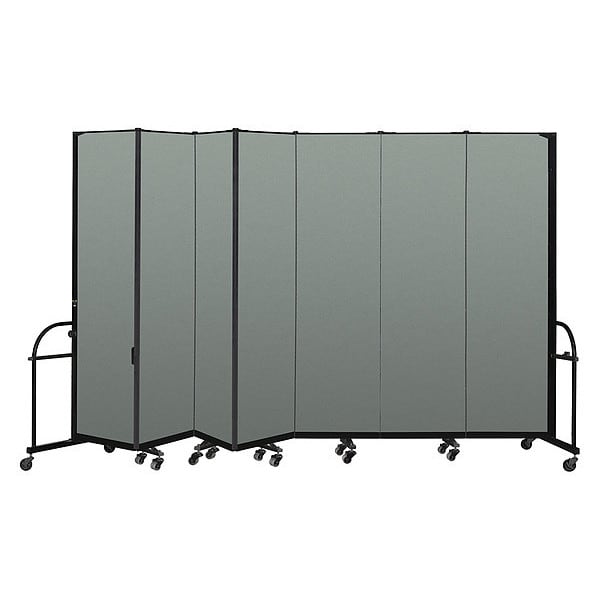 Heavy Duty Room Divider, 7 Panel, 7 ft. 4"
