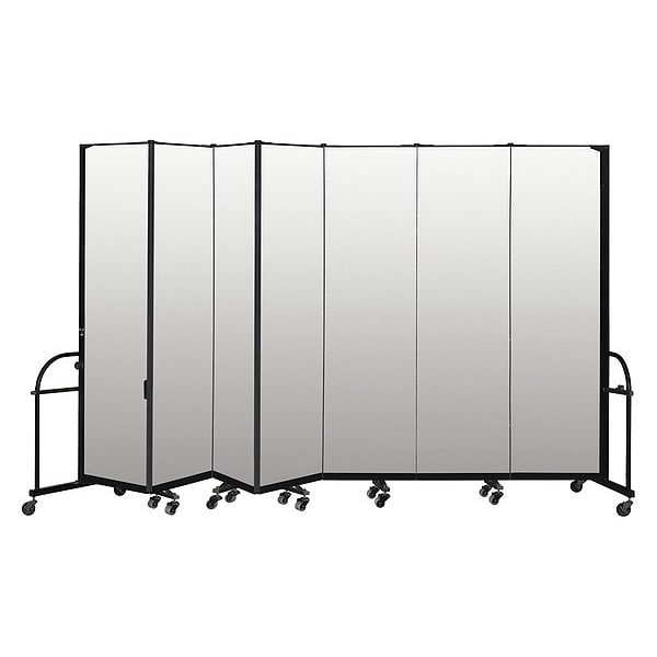Heavy Duty Room Divider, 7 Panel, 7 ft. 4"