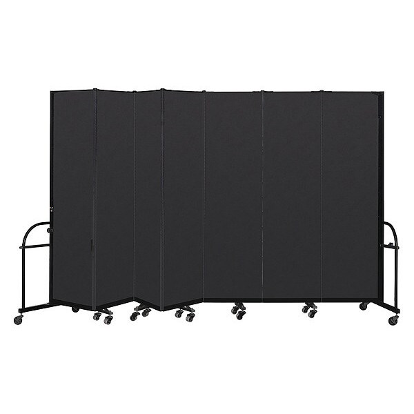 Heavy Duty Room Divider, 7 Panel, 7 ft. 4"