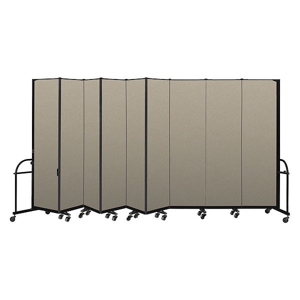 Heavy Duty Room Divider, 9 Panel, 7 ft. 4"