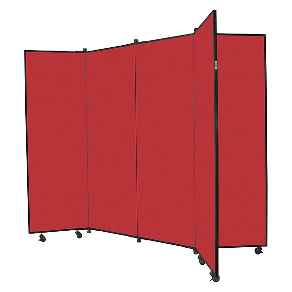 Display Tower, 6 Panel, 6ft5"H, Primary Red