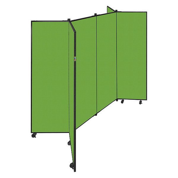 Display Tower, 6 Panel, 6ft5"H, Apple Green