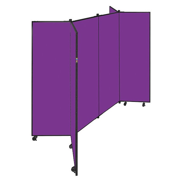 Display Tower, 6 Panel, 6ft.5"H, Purple