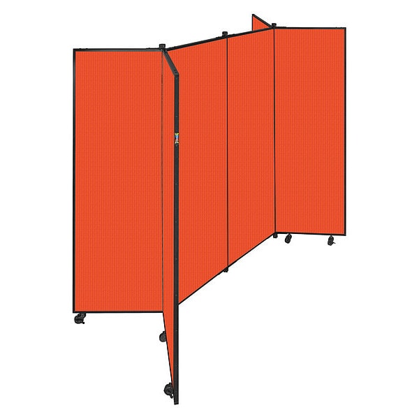 Display Tower, 6 Panel, 6ft.5"H, Orange
