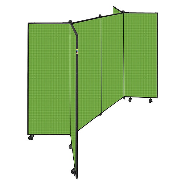 Display Tower, 6 Panel, 5ft.9"H, AppleGreen