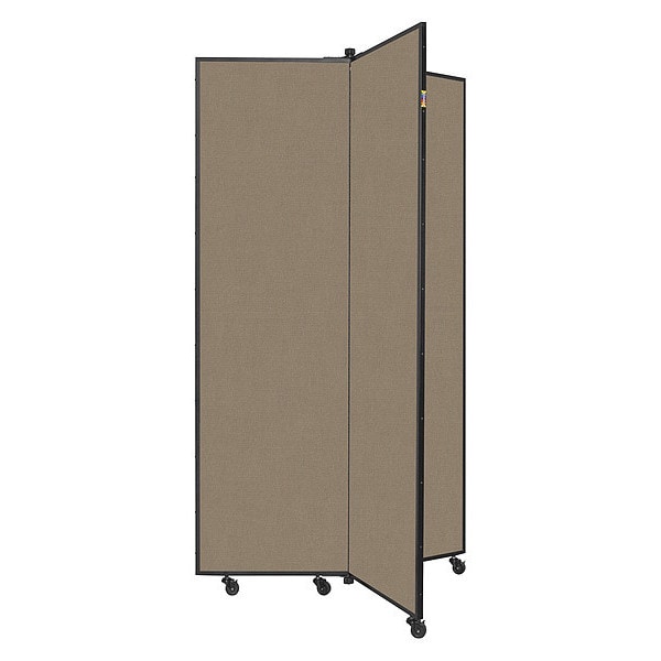 Display Tower, 3 Panel, 5ft.9"H, Walnut