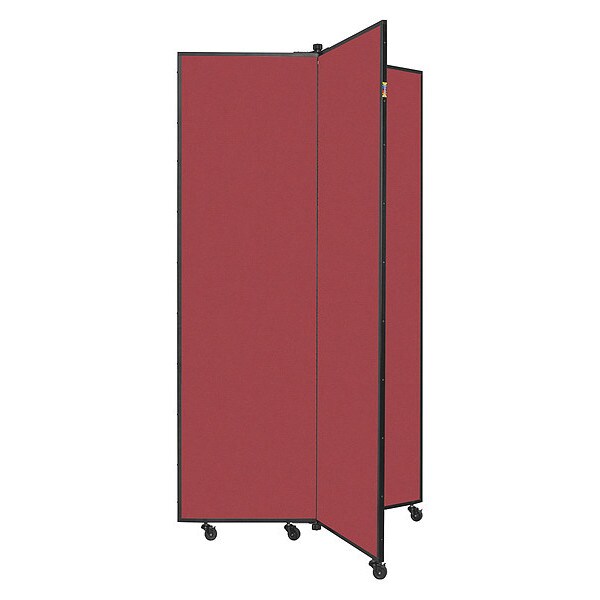 Display Tower, 3 Panel, 5ft.9"H, PrimaryRed