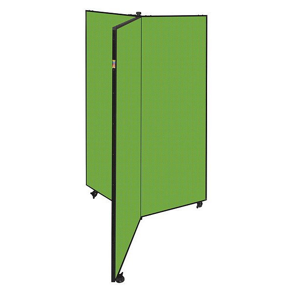 Display Tower, 3 Panel, 5ft.9"H, AppleGreen