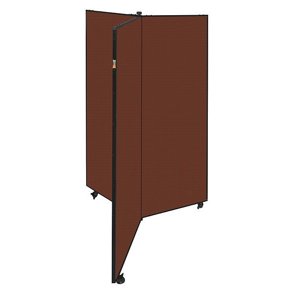 Display Tower, 3 Panel, 5ft.9"H, Auburn