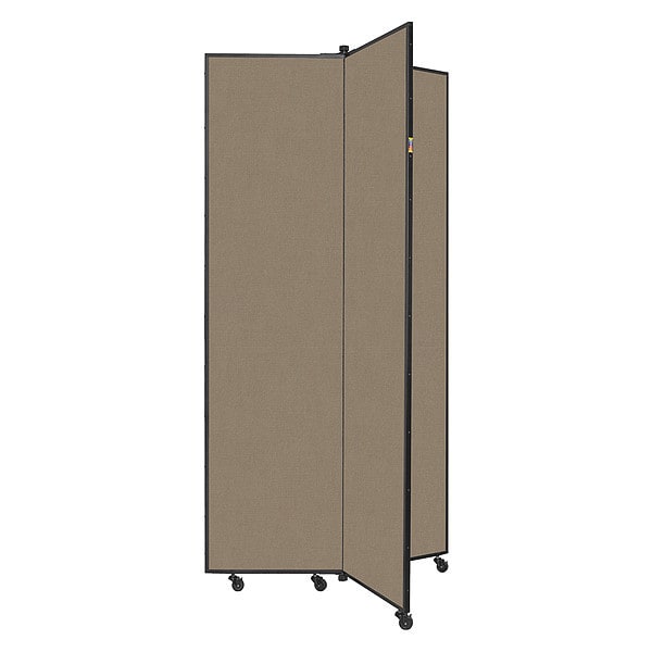 Display Tower, 3 Panel, 6ft.5"H, Walnut