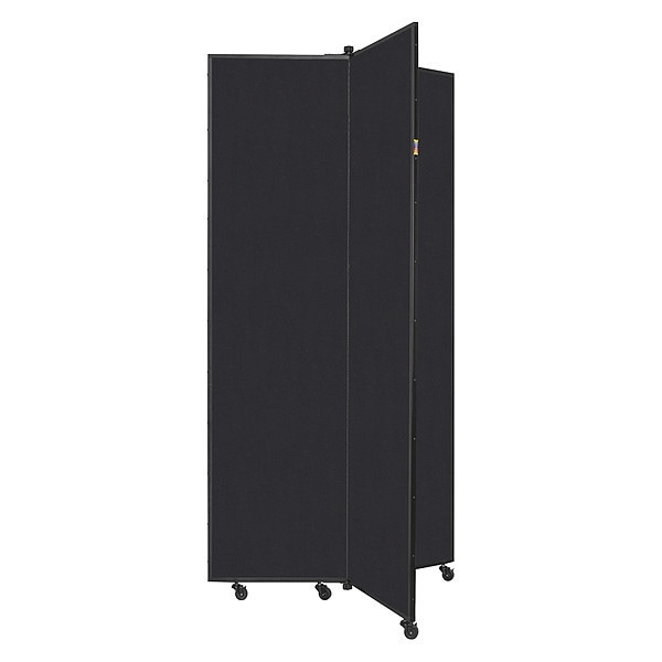Display Tower, 3 Panel, 6ft.5"H, Charcoal
