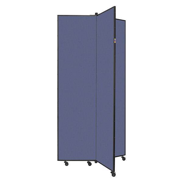 Display Tower, 3 Panel, 6ft5"H, PrimaryBlue