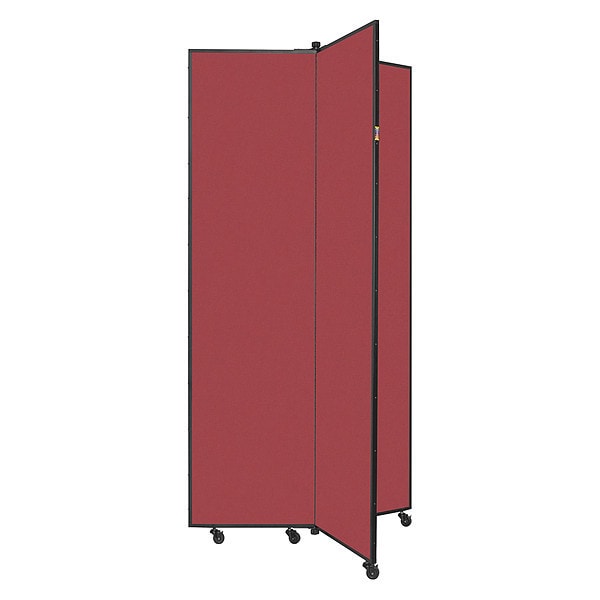 Display Tower, 3 Panel, 6ft5"H, PrimaryRed