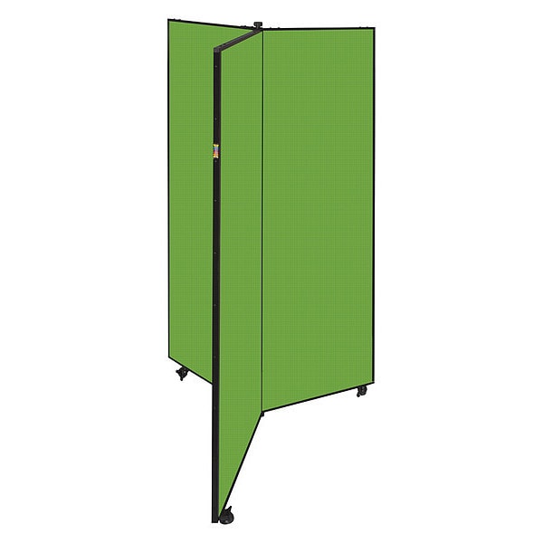 Display Tower, 3 Panel, 6ft.5"H, AppleGreen