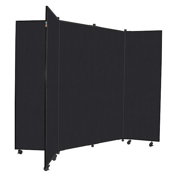 Display Tower, 6 Panel, 5ft.9"H, Charcoal