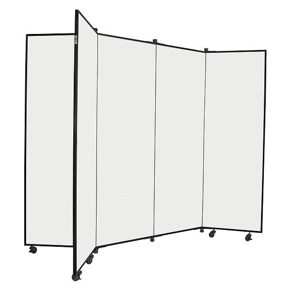 Display Tower, 6 Panel, 5ft.9"H, White
