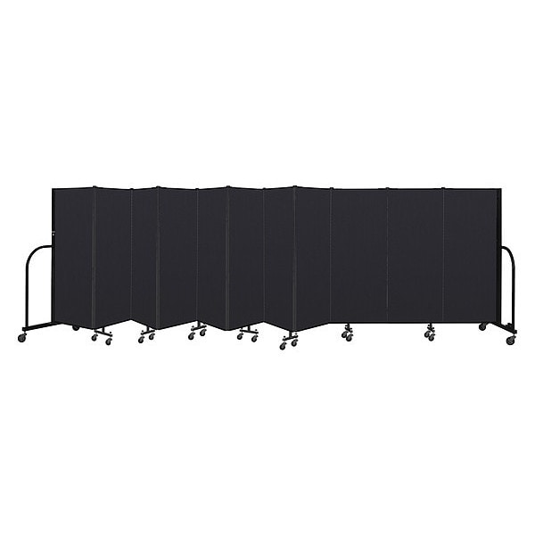Portable Room Divider, 11 Panel, 5 ft. H