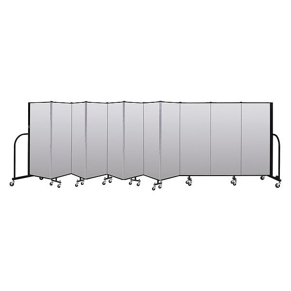 Portable Room Divider, 11 Panel, 5 ft. H