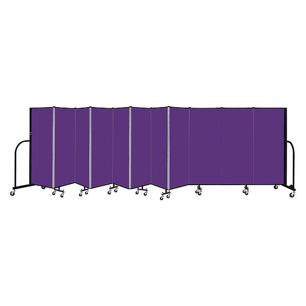 Portable Room Divider, 11 Panel, 5 ft. H