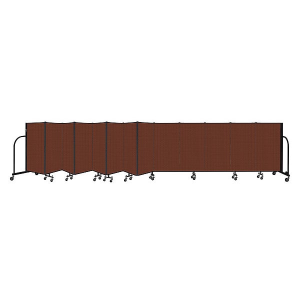 Portable Room Divider, 13 Panel, 4 ft. H