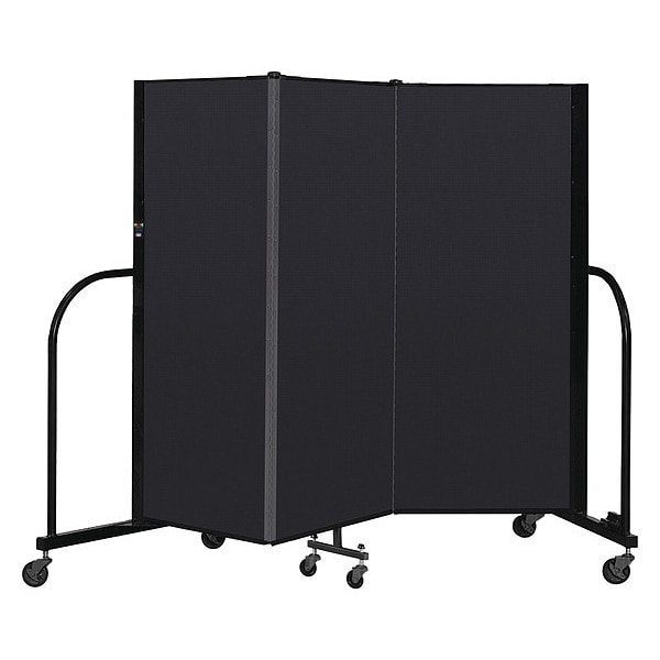 Portable Room Divider, 3 Panel, 5 ft. H