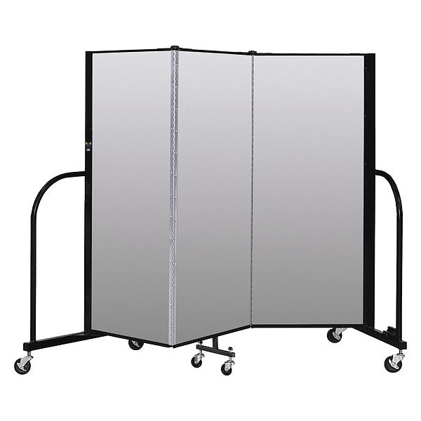 Portable Room Divider, 3 Panel, 5 ft. H