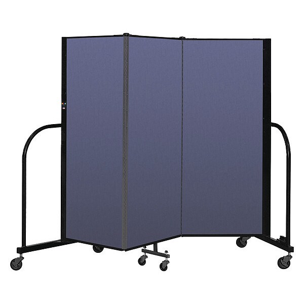 Portable Room Divider, 3 Panel, 5 ft. H