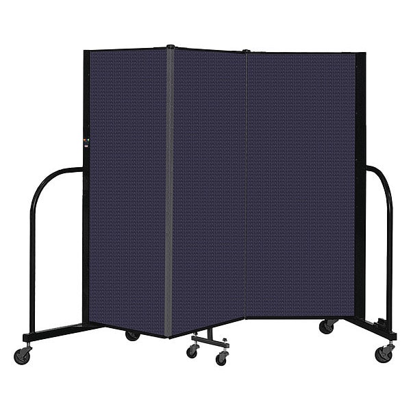 Portable Room Divider, 3 Panel, 5 ft. H
