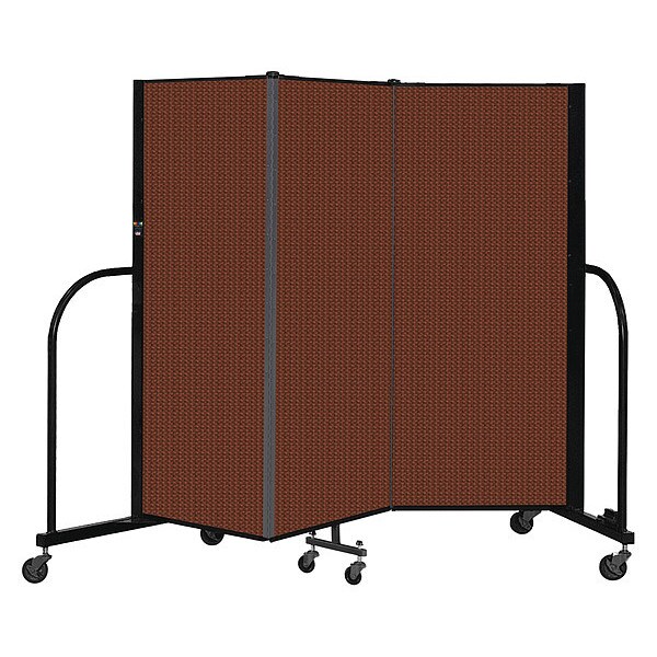Portable Room Divider, 3 Panel, 5 ft. H