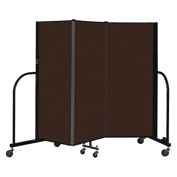 Portable Room Divider, 3 Panel, 5 ft. H
