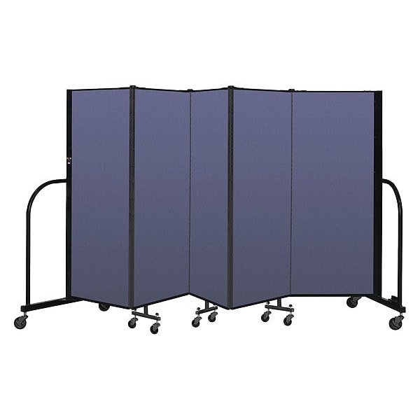 Portable Room Divider, 5 Panel, 5 ft. H