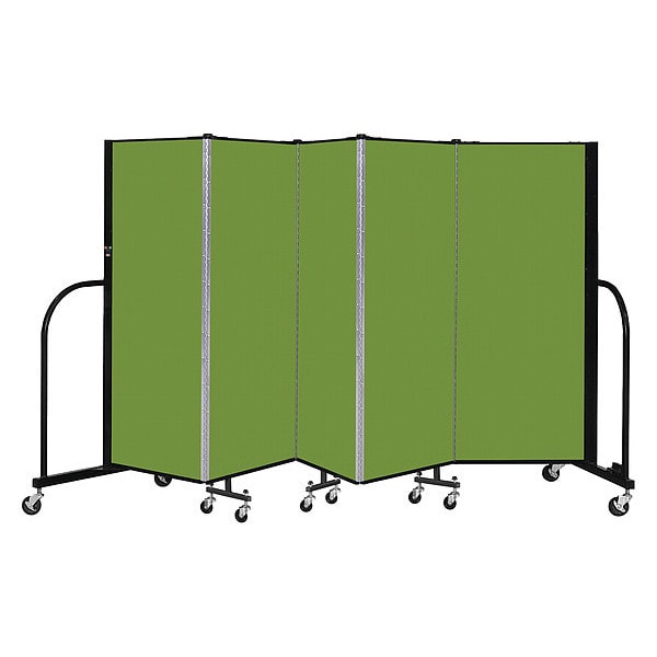 Portable Room Divider, 5 Panel, 5 ft. H