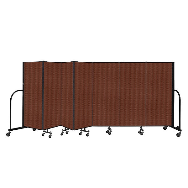 Portable Room Divider, 7 Panel, 5 ft. H