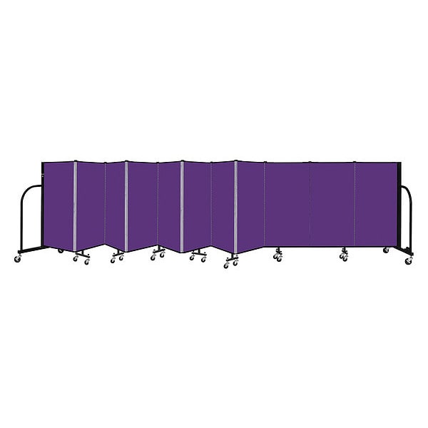 Portable Room Divider, 11 Panel, 4 ft. H