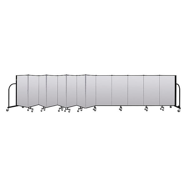 Portable Room Divider, 13 Panel, 4 ft. H
