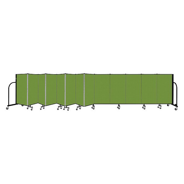 Portable Room Divider, 13 Panel, 4 ft. H