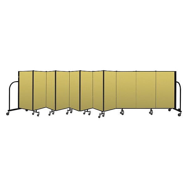 Portable Room Divider, 11 Panel, 4 ft. H