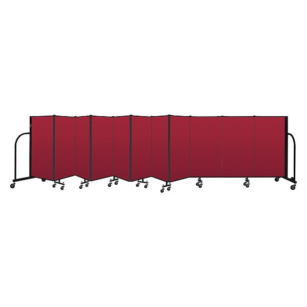 Portable Room Divider, 11 Panel, 4 ft. H