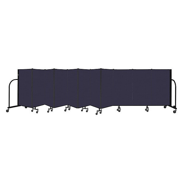 Portable Room Divider, 11 Panel, 4 ft. H