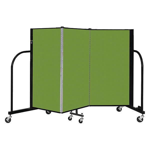 Portable Room Divider, 3 Panel, 4 ft. H