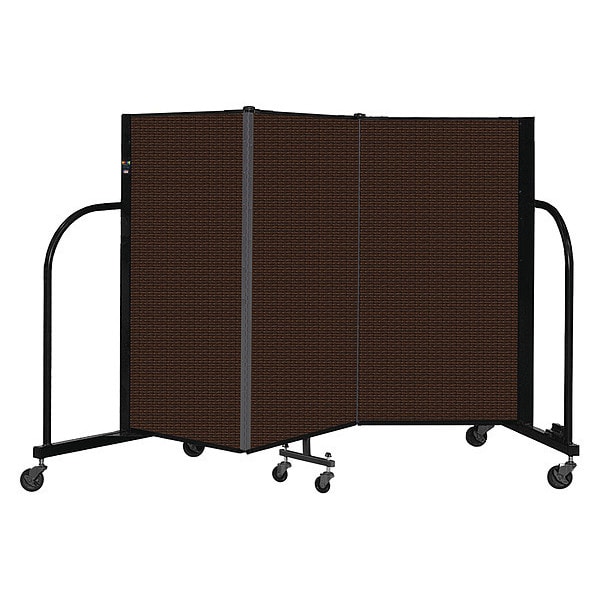 Portable Room Divider, 3 Panel, 4 ft. H