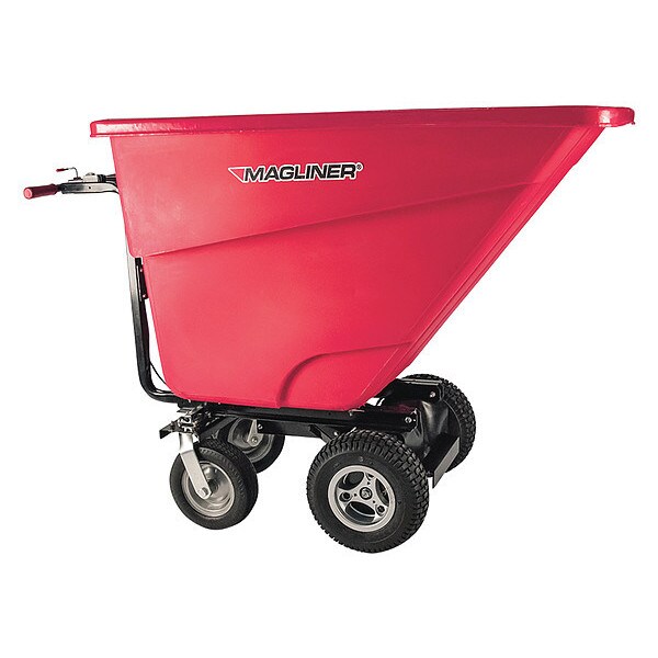 Motorized Hopper, 13-1/2 Cu Ft, Pneu