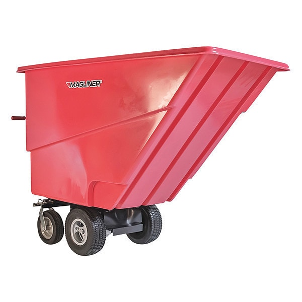Motorized Hopper Cart, Foam, 27 Cu Ft