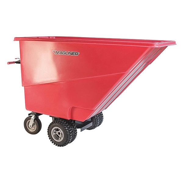 Motorized Hopper, 27 Cu Ft, Dual Pneu